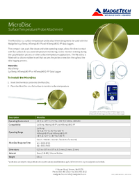 Thumbnail of document Manual - MicroDisc Surface Temperature Probe Attachment